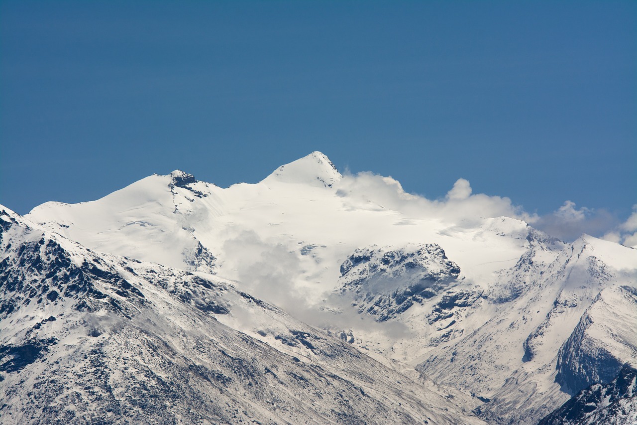 mountain sky spring free photo