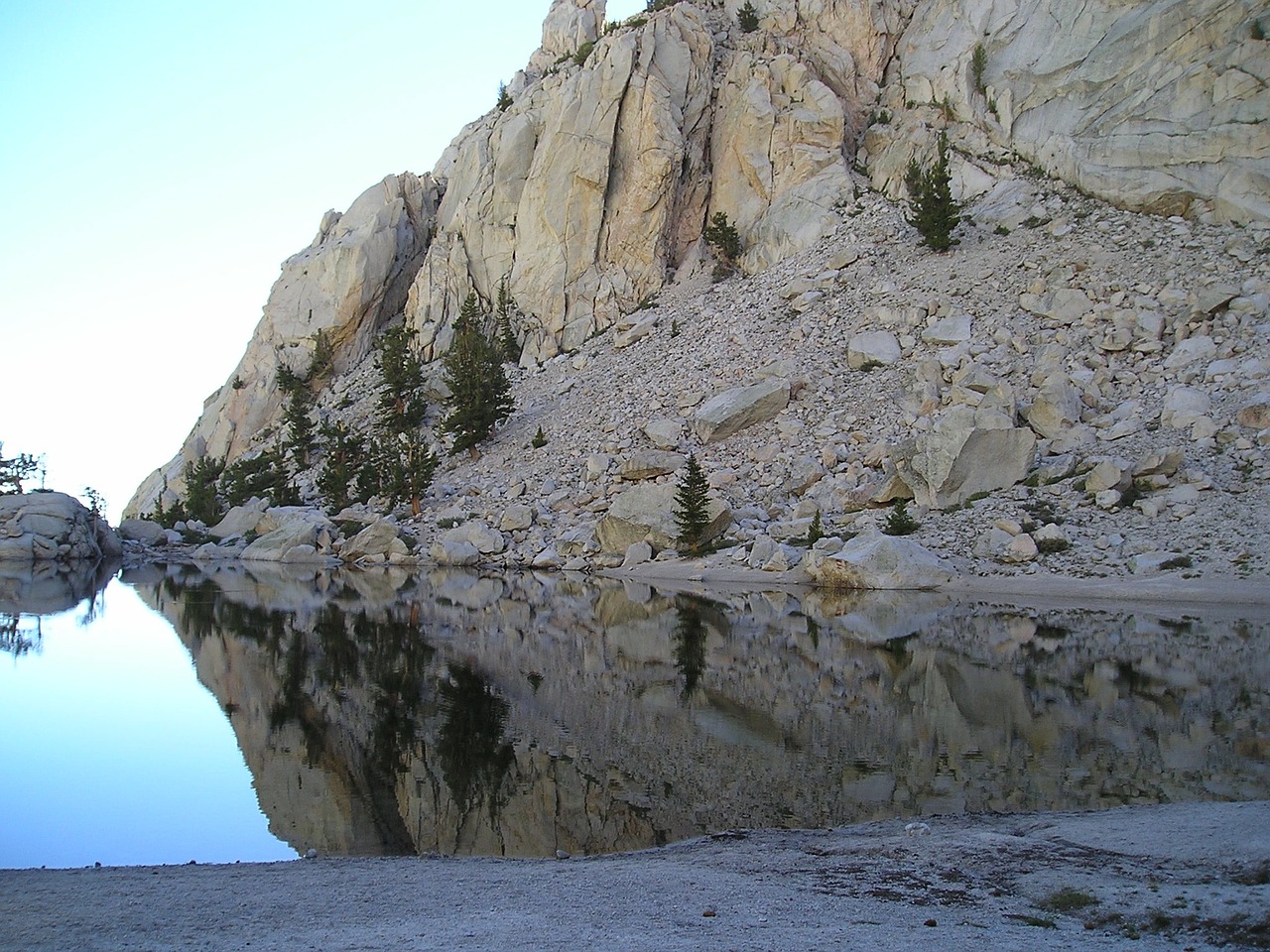 mountain water reflections free photo