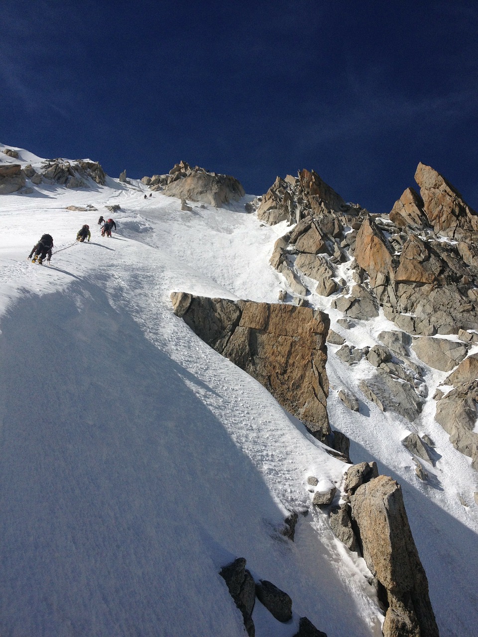 mountain snow aiguille du chardonnet free photo