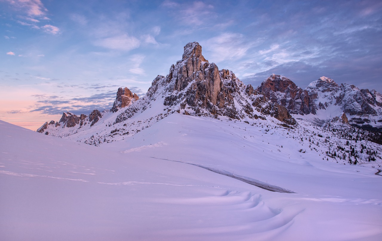 mountain snow peak free photo