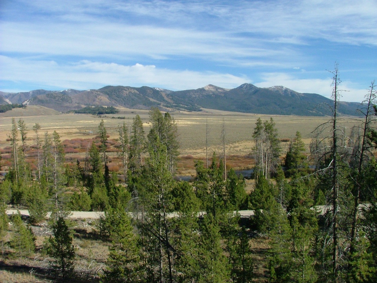 mountain range view free photo