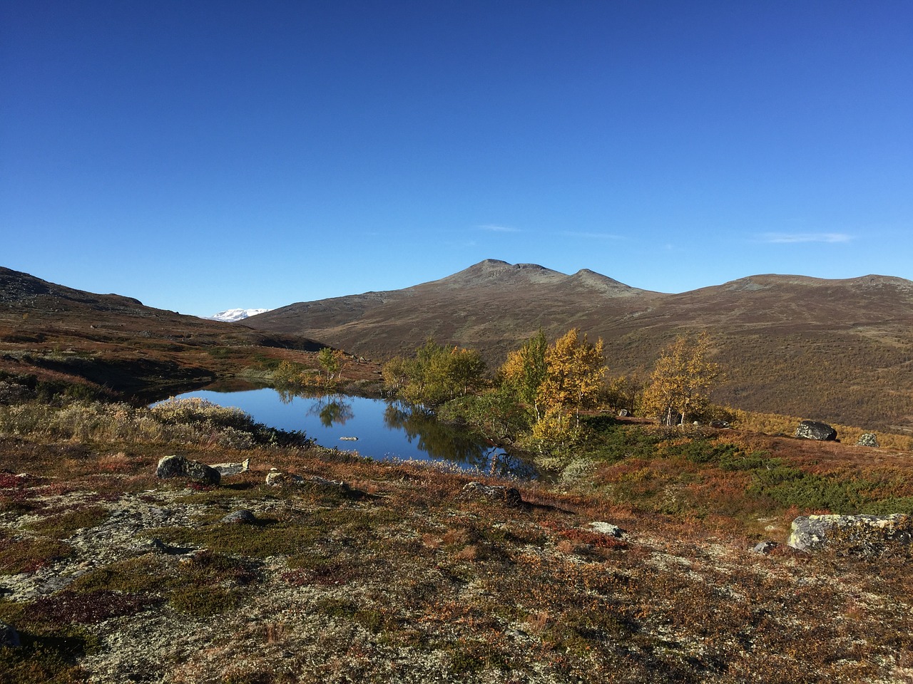 mountain tranquil nature free photo