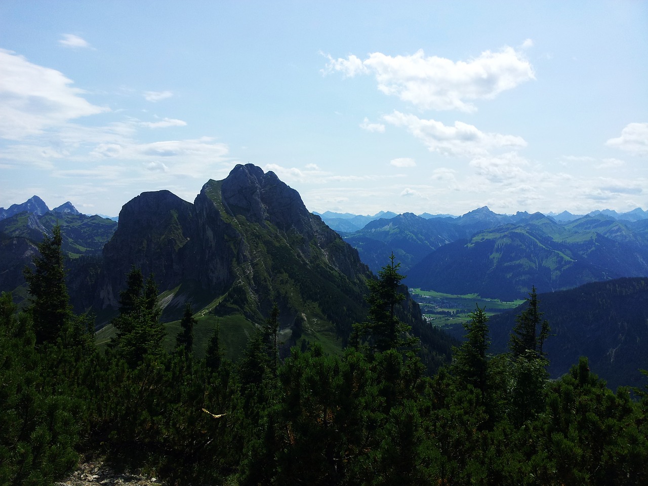 mountain hiking sky free photo