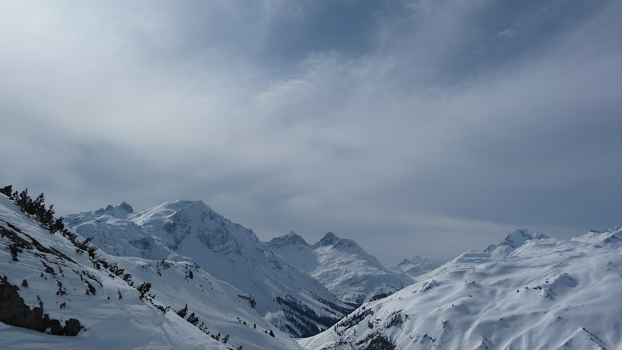 mountain austria snow free photo