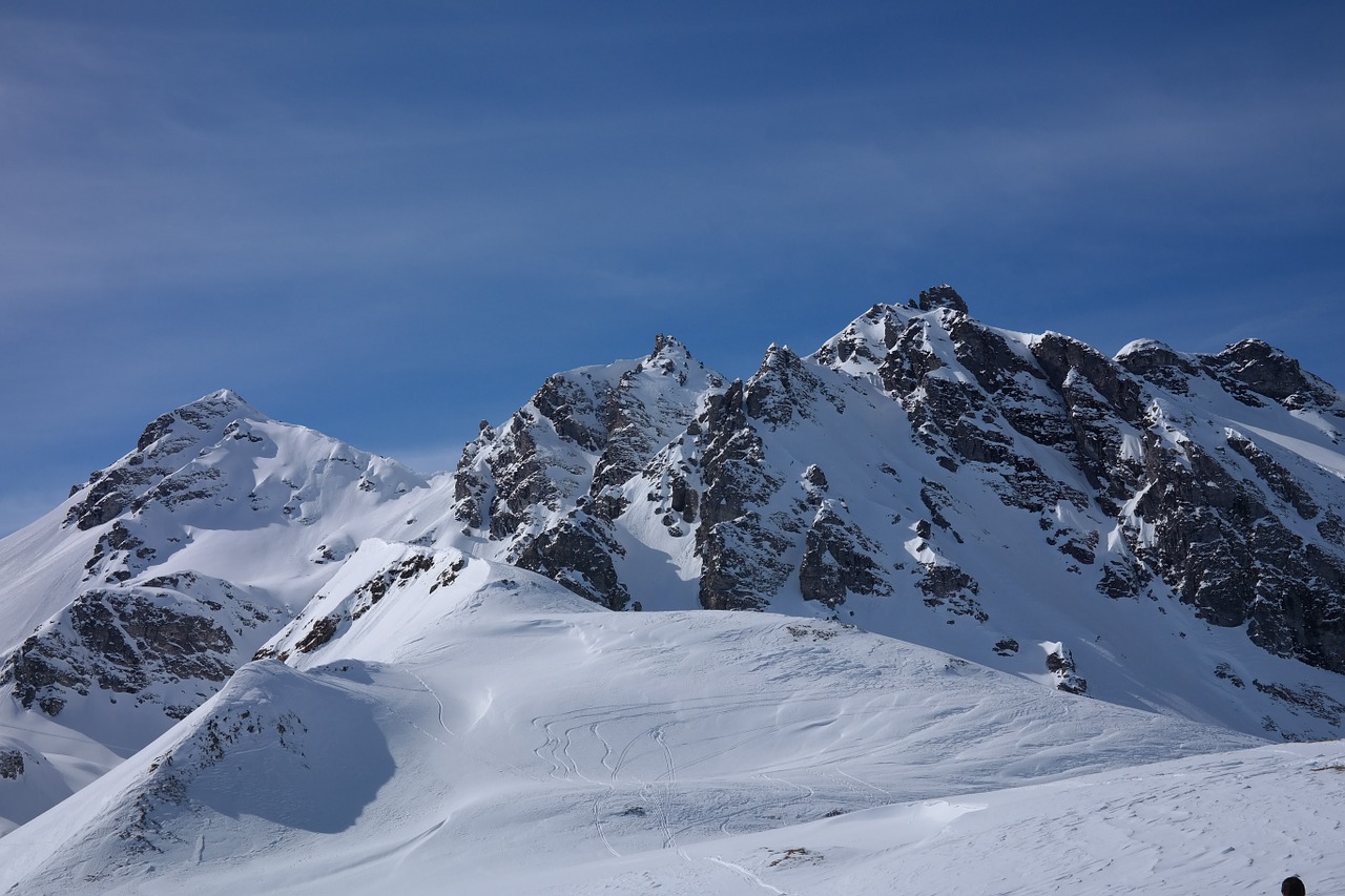 mountain pizol ski area free photo