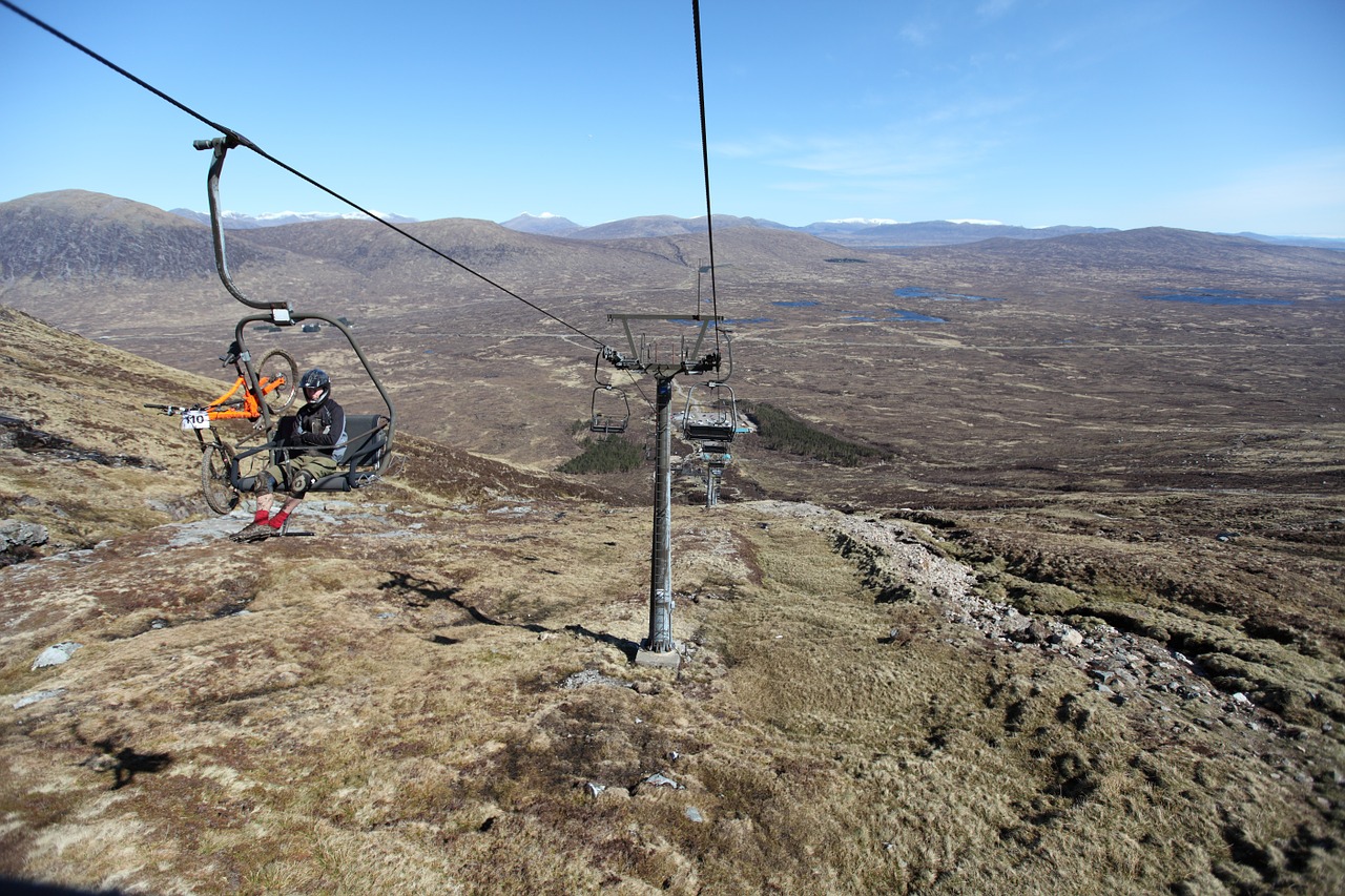 mountain bike gelncoe scotland free photo