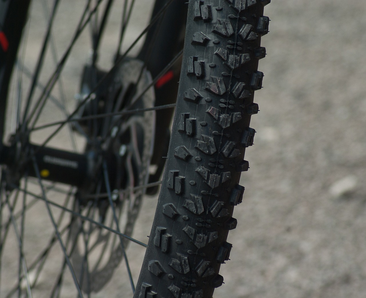 mountain biking wheel tire free photo