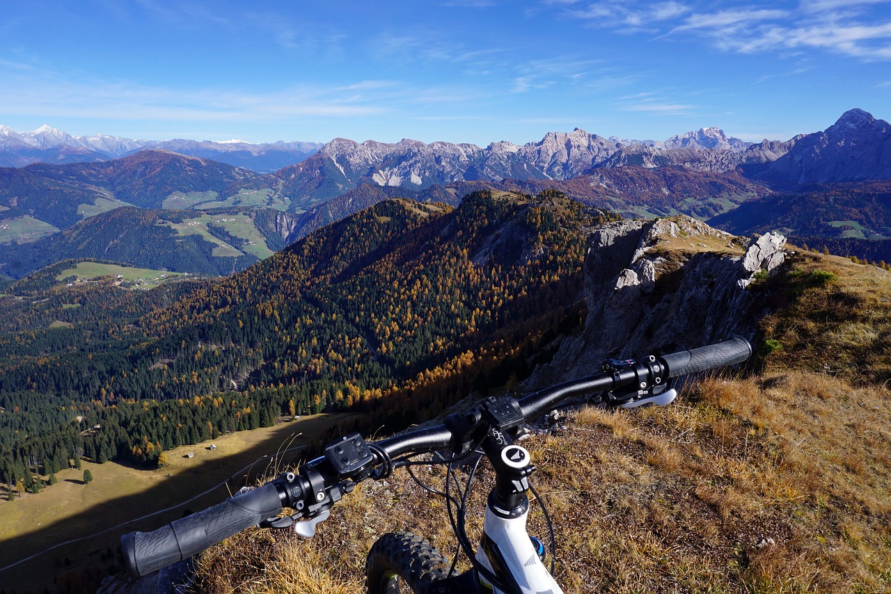 mountain biking mtb south tyrol free photo