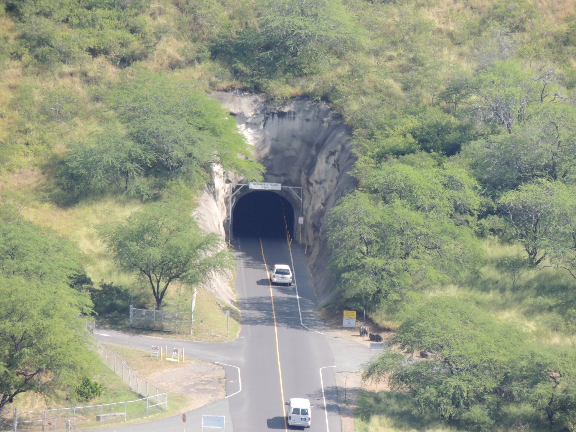 mountain cave tunnel free photo