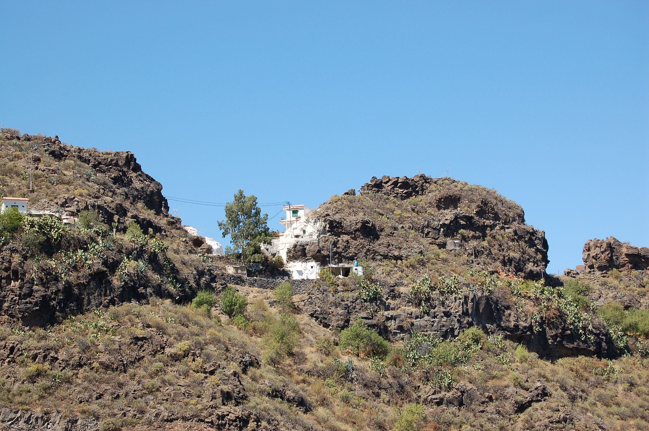 mountain home view spain free photo