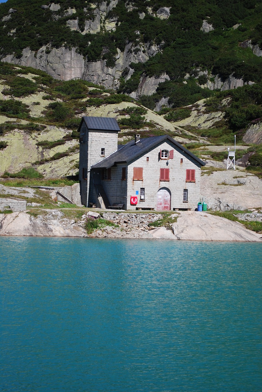 mountain hut nature gelmersee free photo