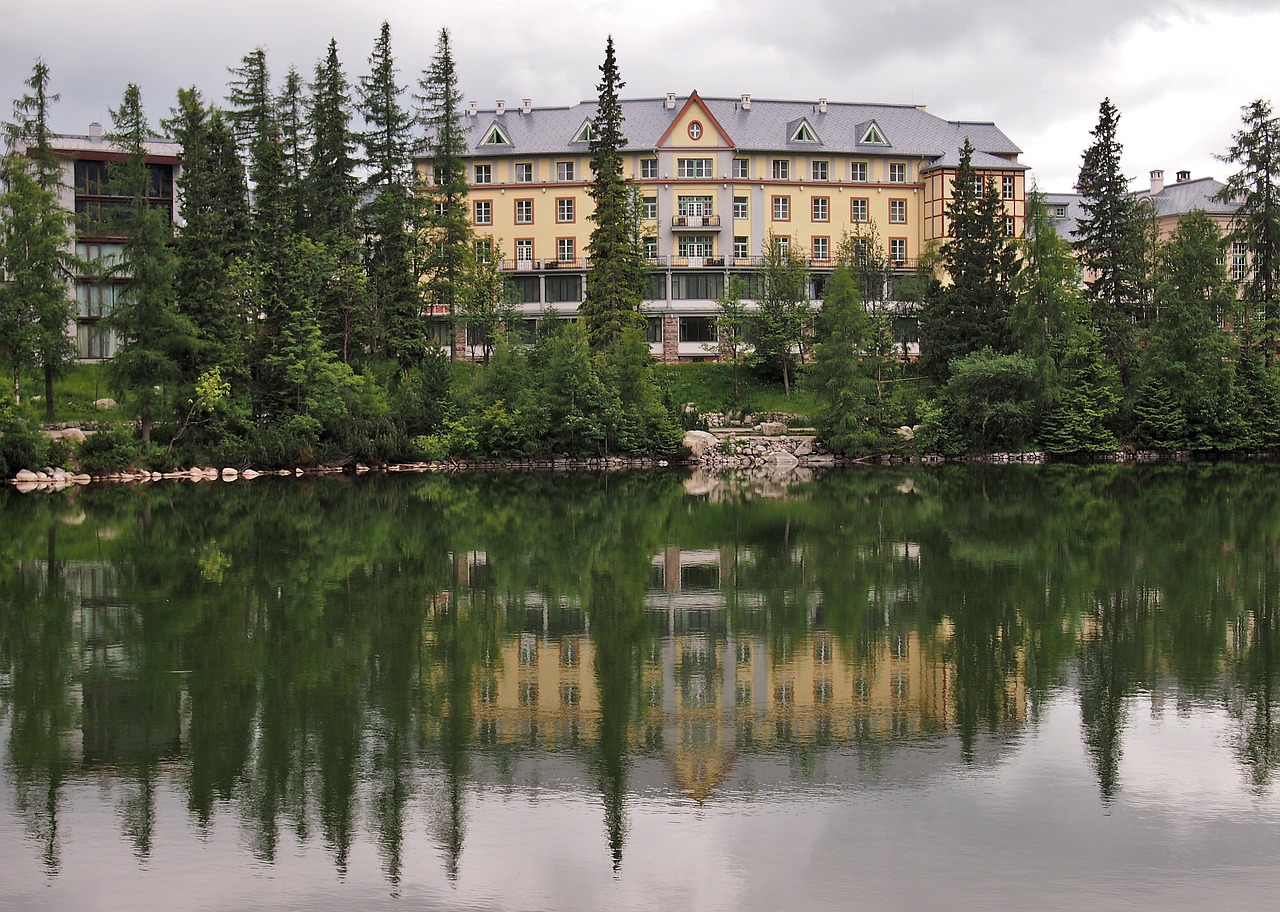 mountain lake  reflection water  high tatras free photo