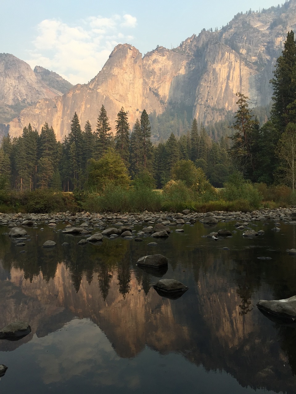 mountain lake reflection mountains free photo