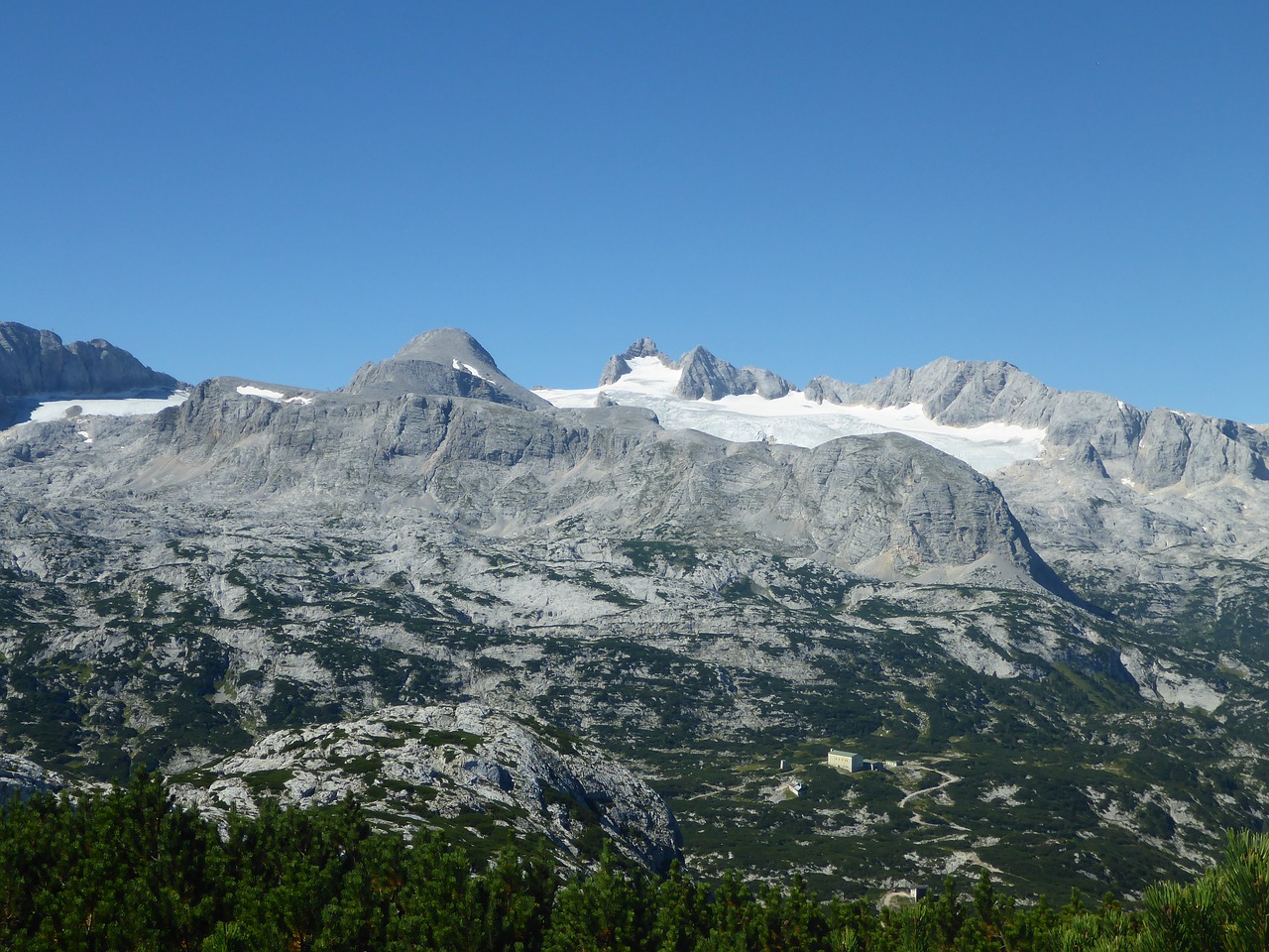 mountain landscape austria dachstein free photo