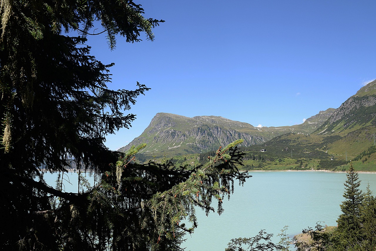 mountain panorama tyrol lake free photo