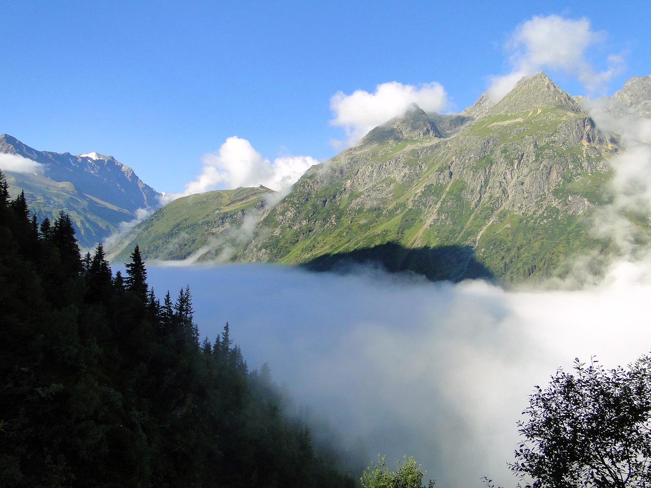 mountain panorama cloud mood kaunergrat free photo