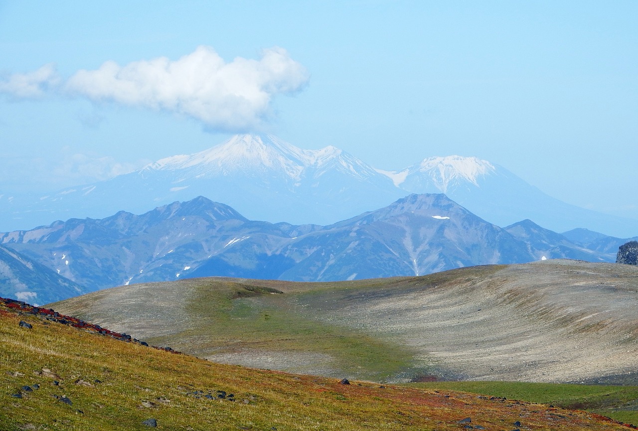 mountain plateau volcano mountains free photo