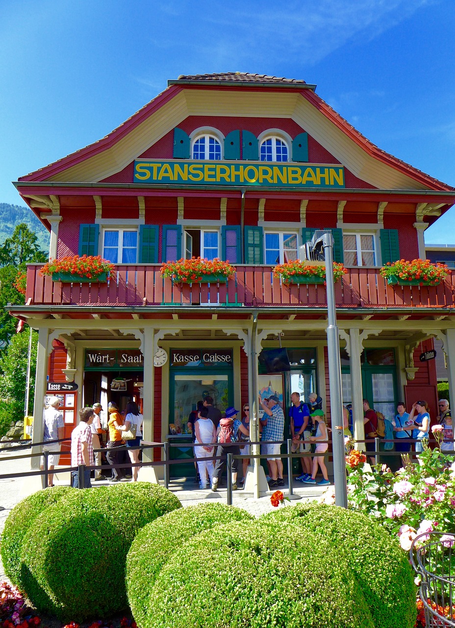 mountain railway stanserhorn nidwalden free photo