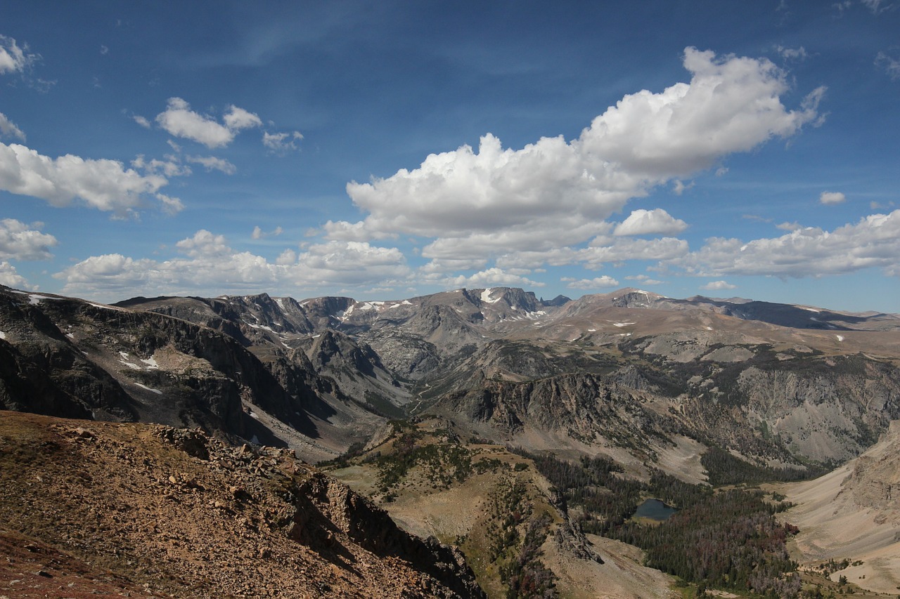 mountain range view panorama free photo