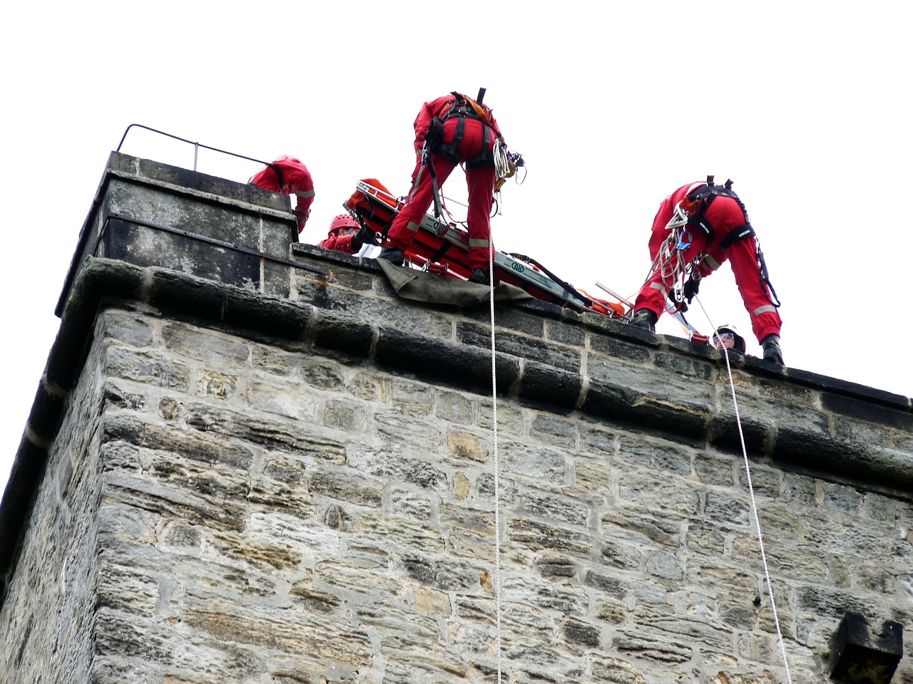 mountain rescue rock climb free photo