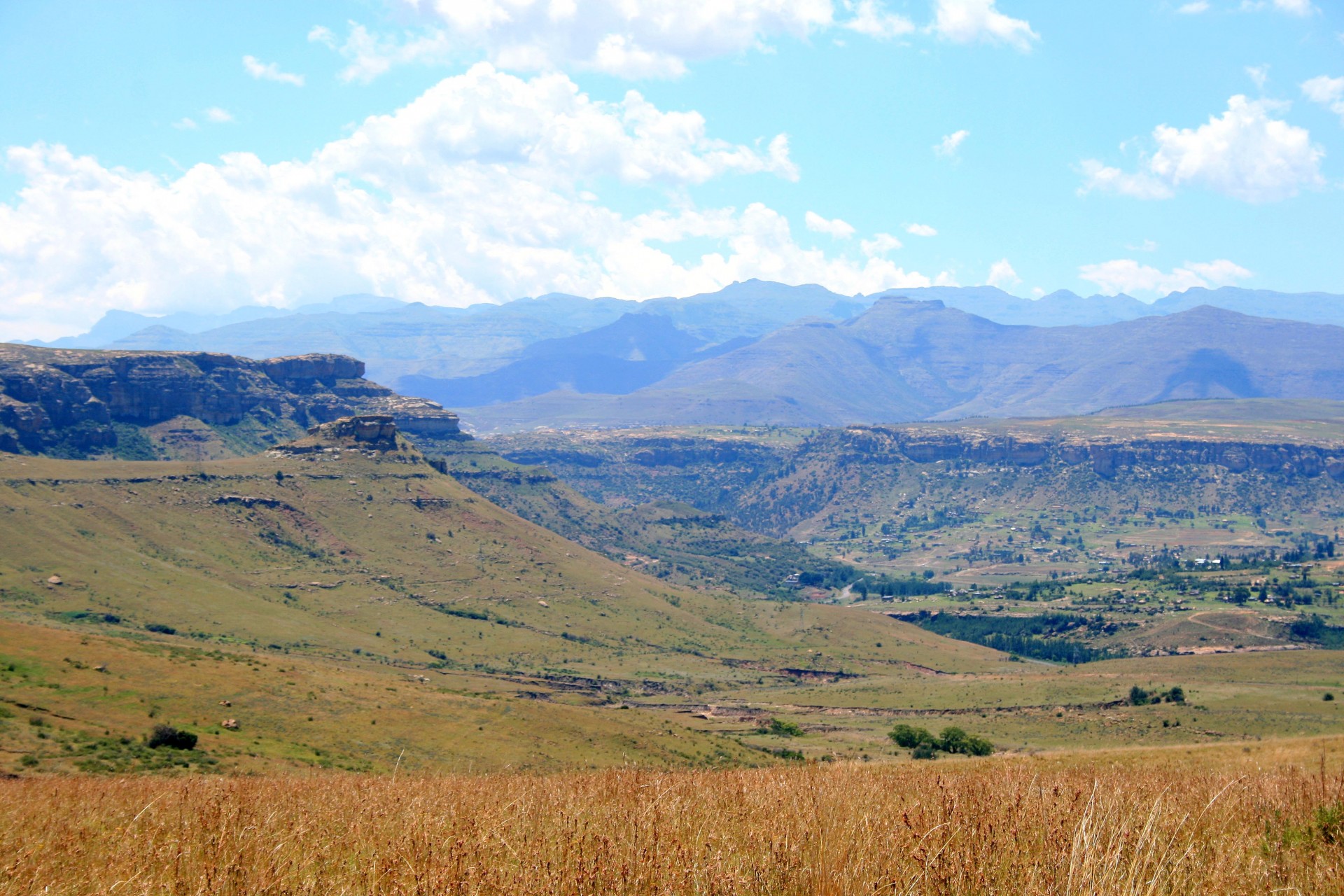 mountain landscape eastern free state mountain scene free photo