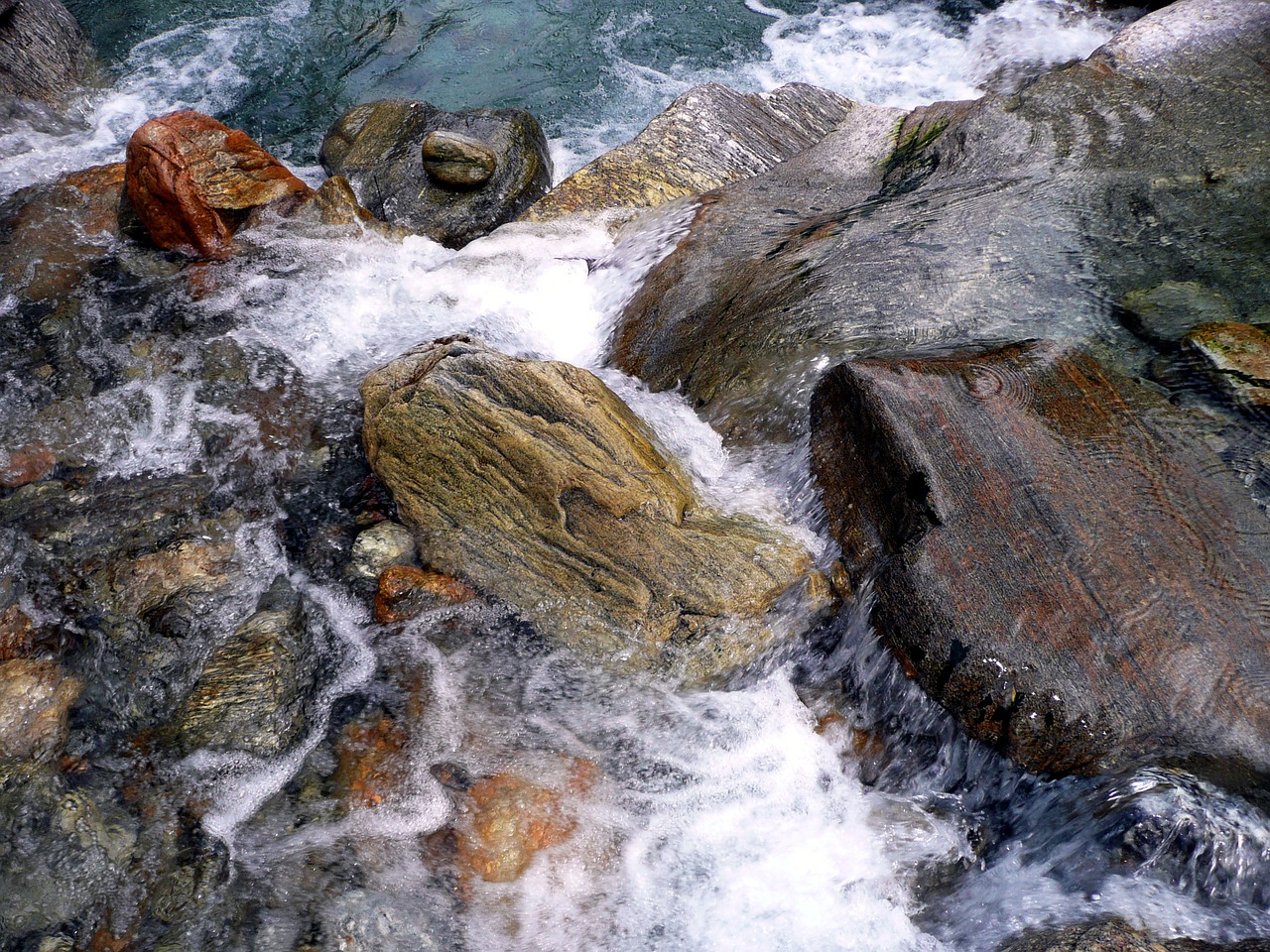 mountain stream wild verzasca free photo