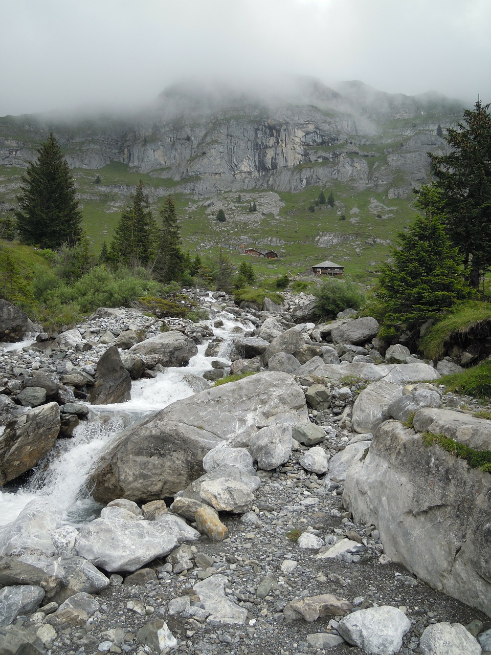 mountain stream mountain stones free photo