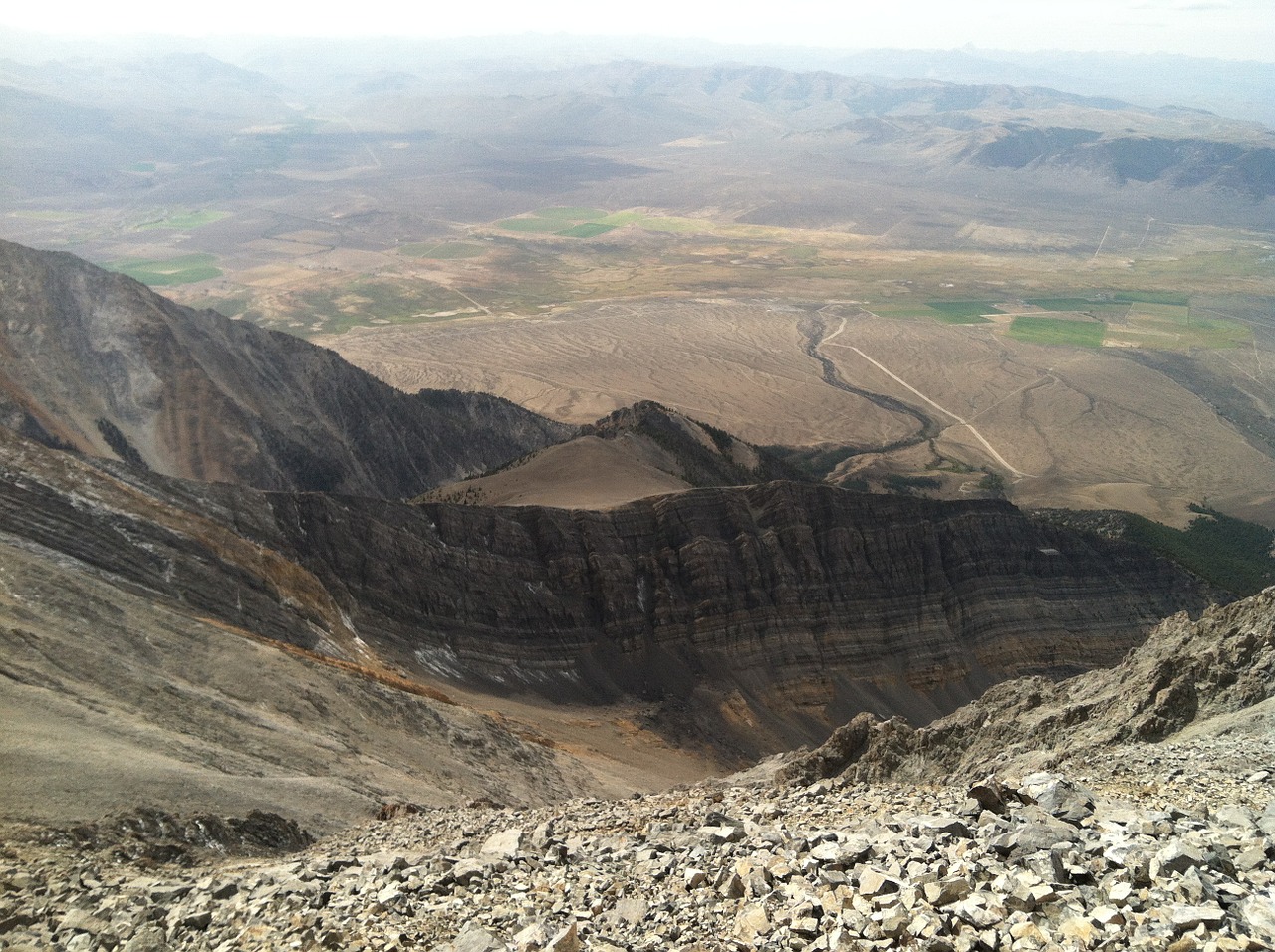 mountain top idaho landscape free photo