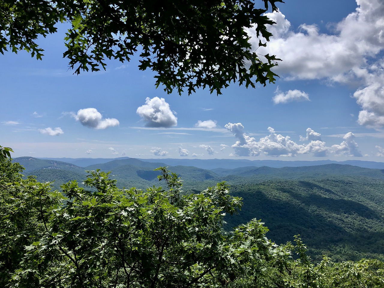 mountain view  clouds  horizon free photo