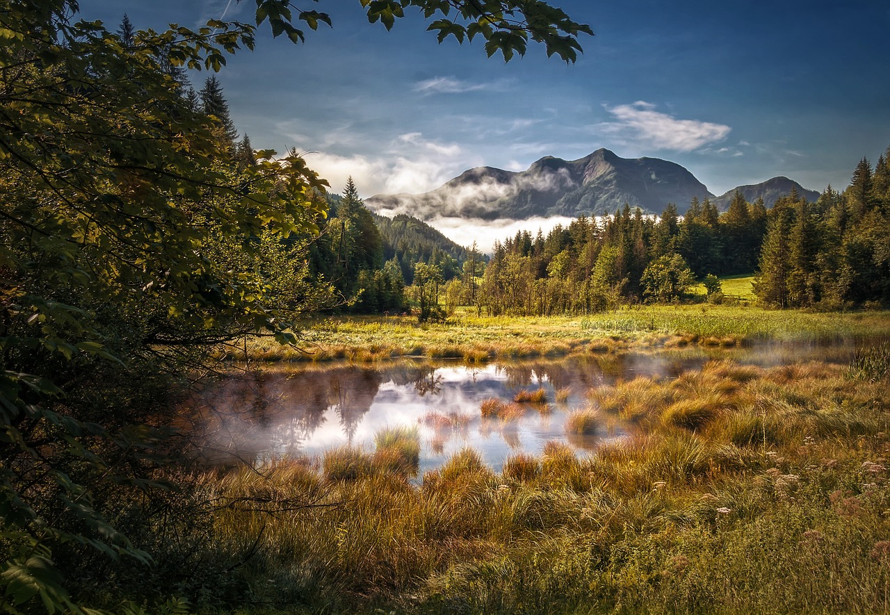 mountain world lake nature free photo