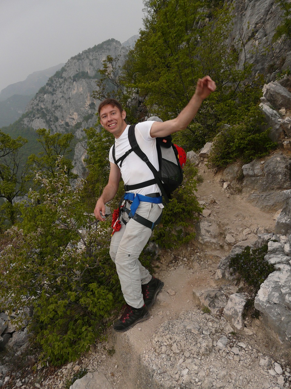 mountaineer hiking fun free photo