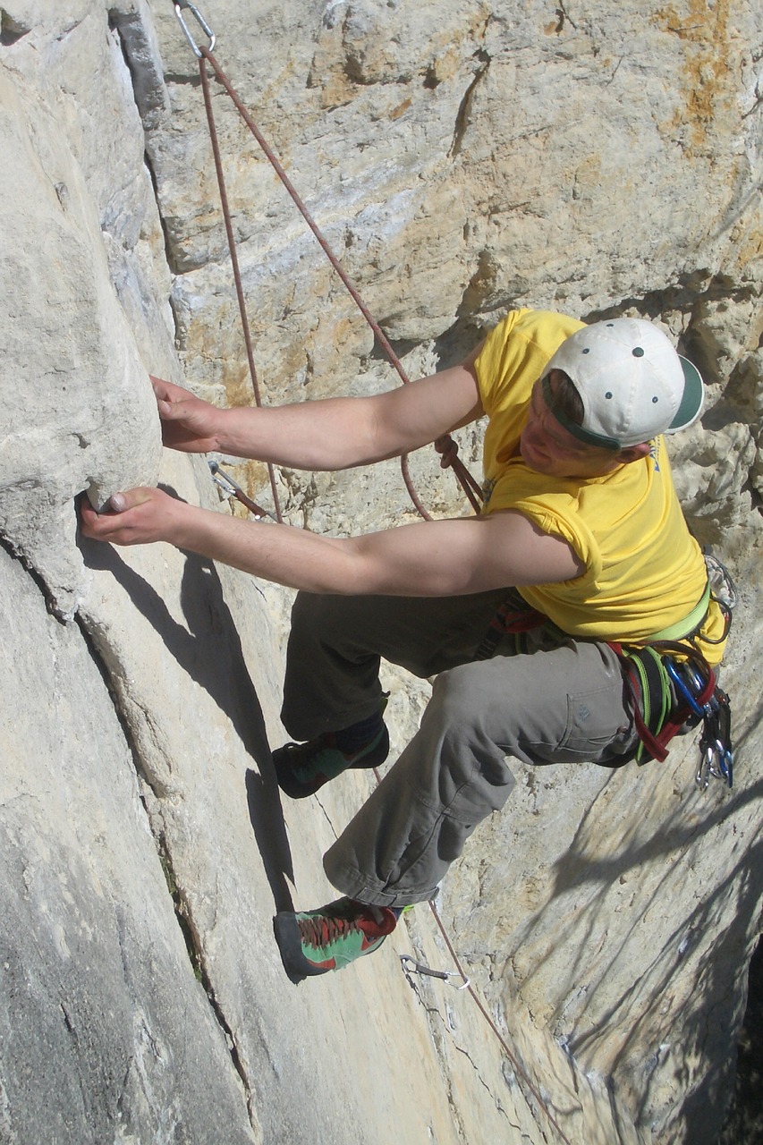 mountaineer  rock  climb free photo