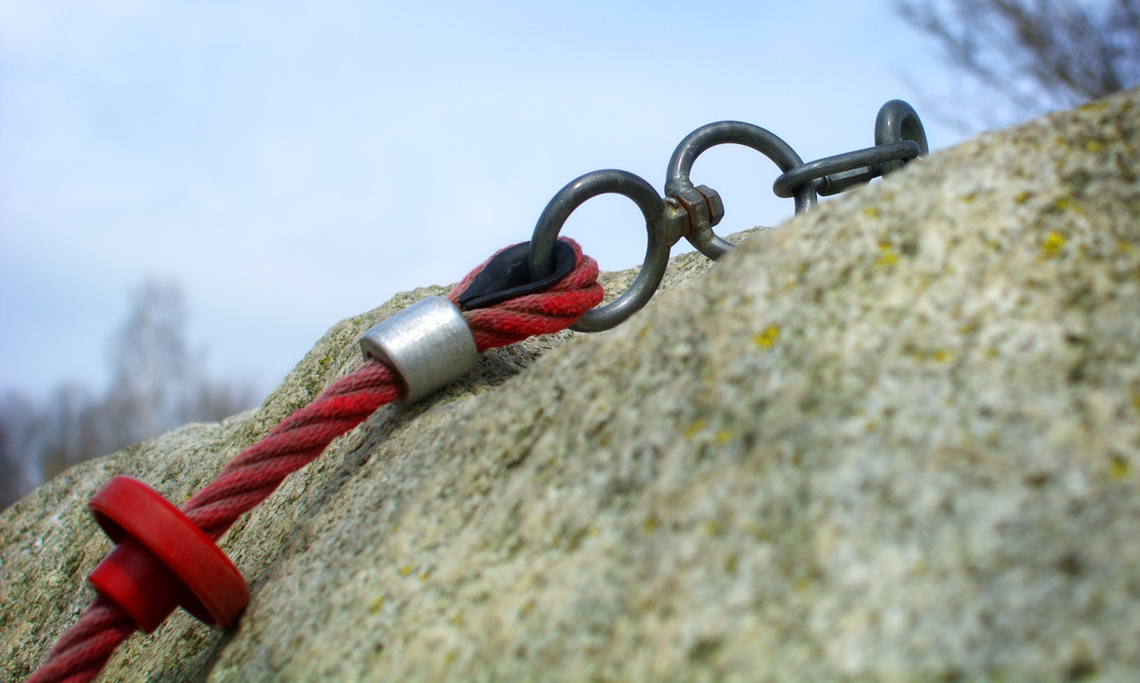 mountaineering rope climb free photo