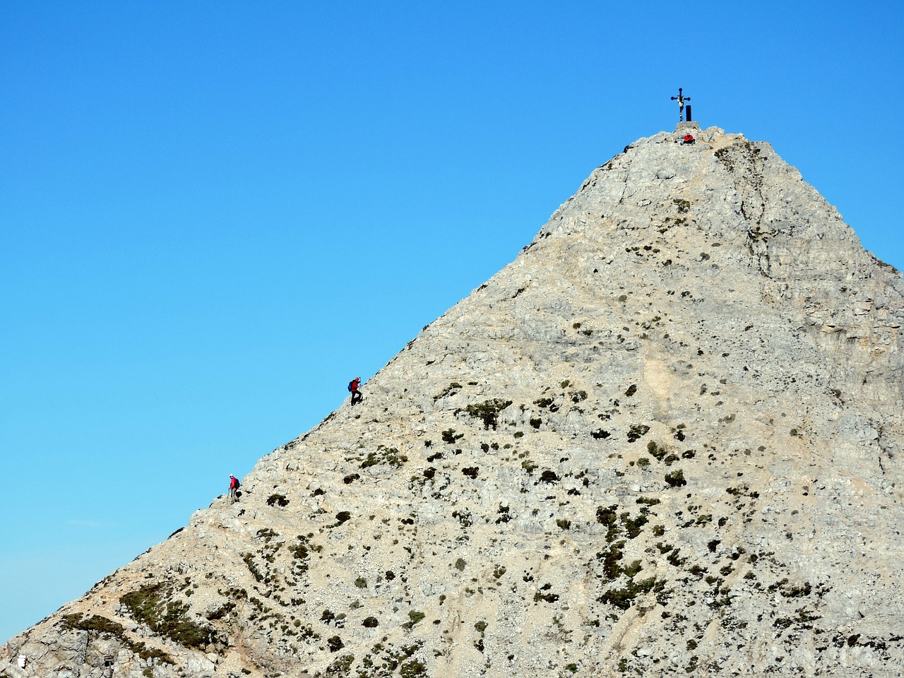 mountaineering top climbing free photo