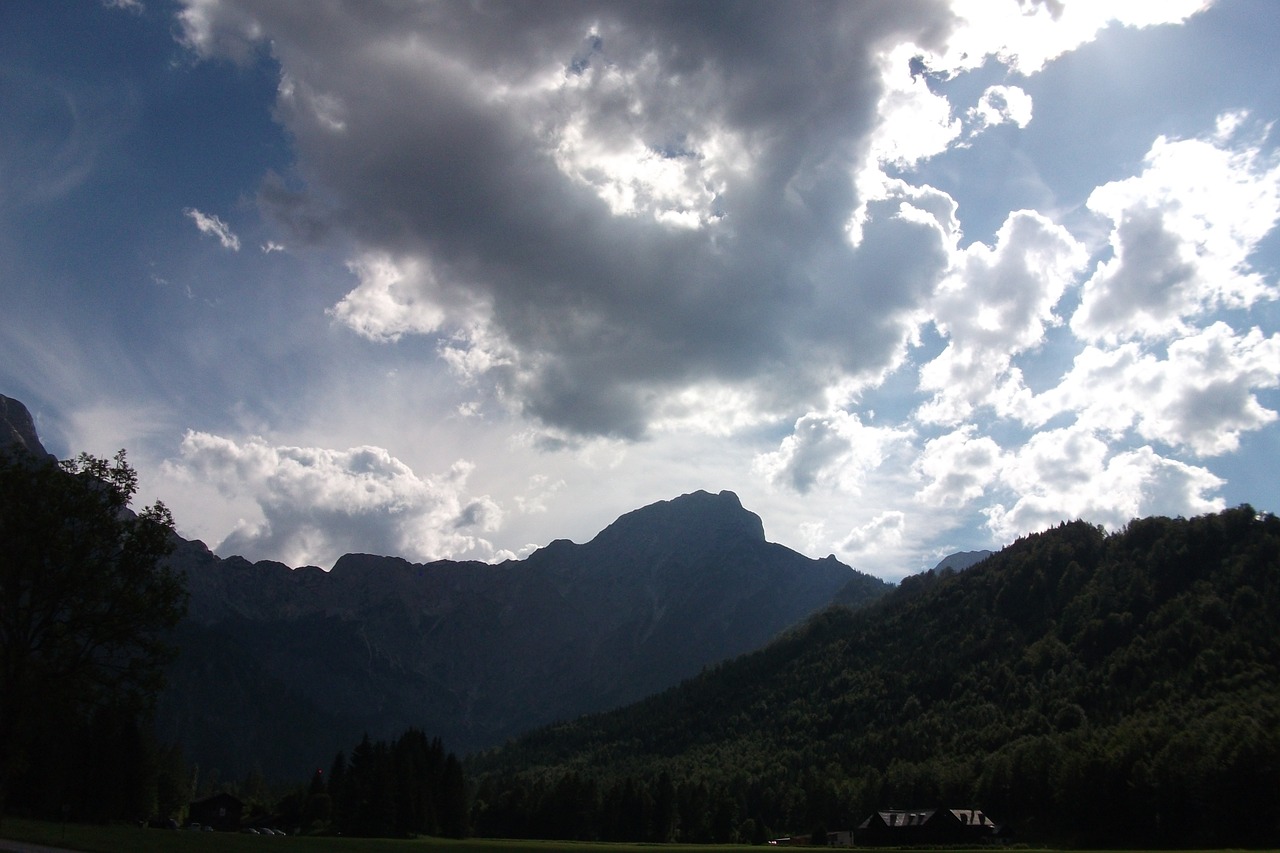 mountains nature sky free photo