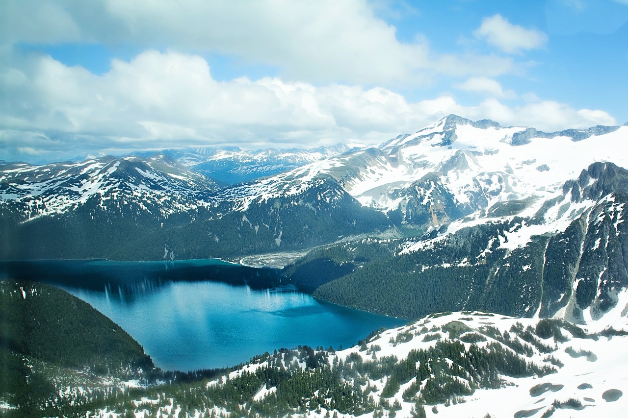 mountains snow capped mountains landscape free photo