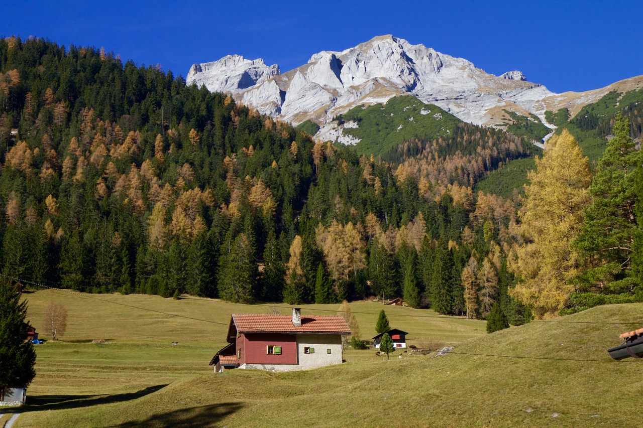 mountains alpine autumn free photo