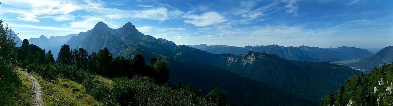 mountains schachen hiking free photo