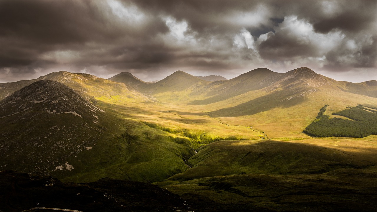 mountains valleys plains free photo