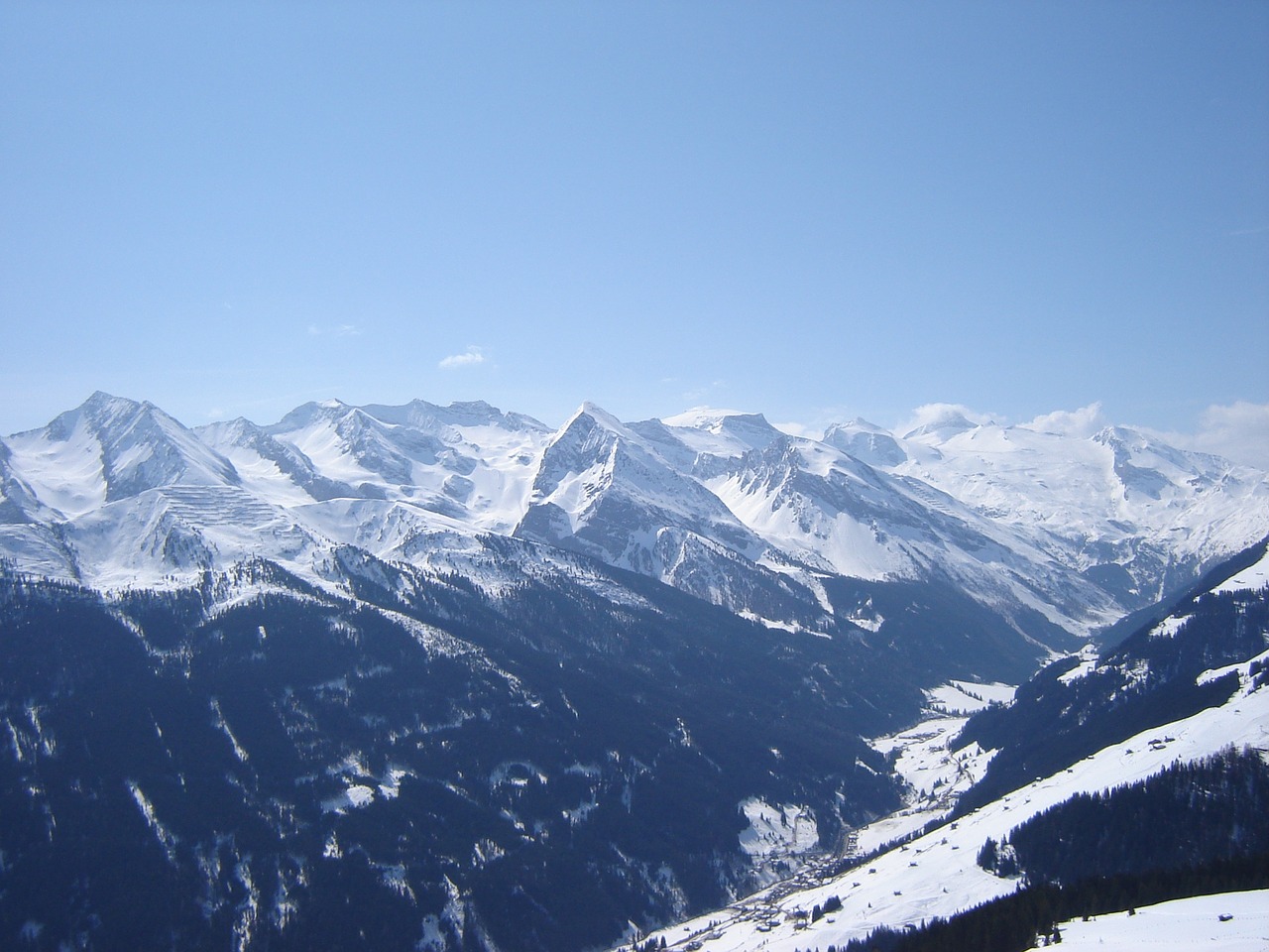 the alps mountains snow free photo