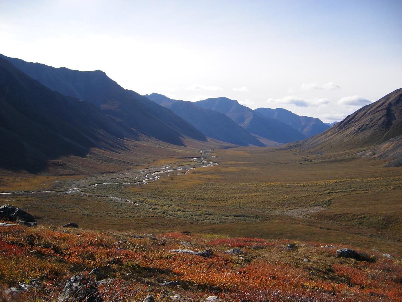 mountains valley landscape free photo