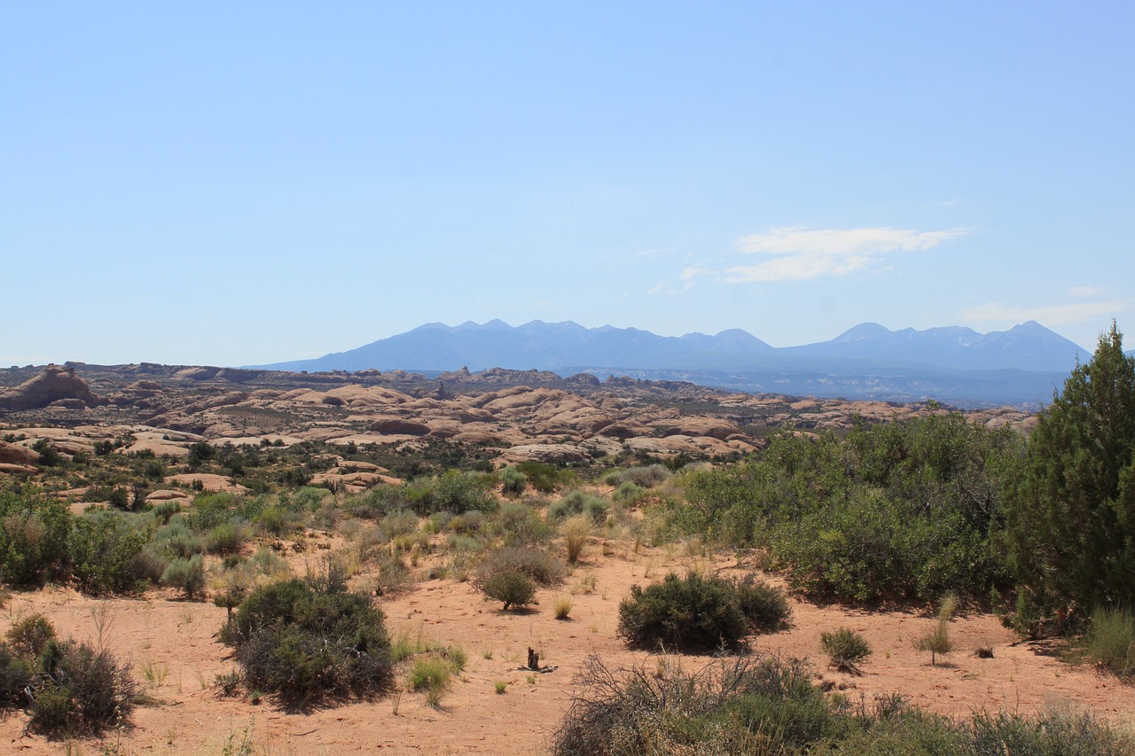 mountains desert utah free photo