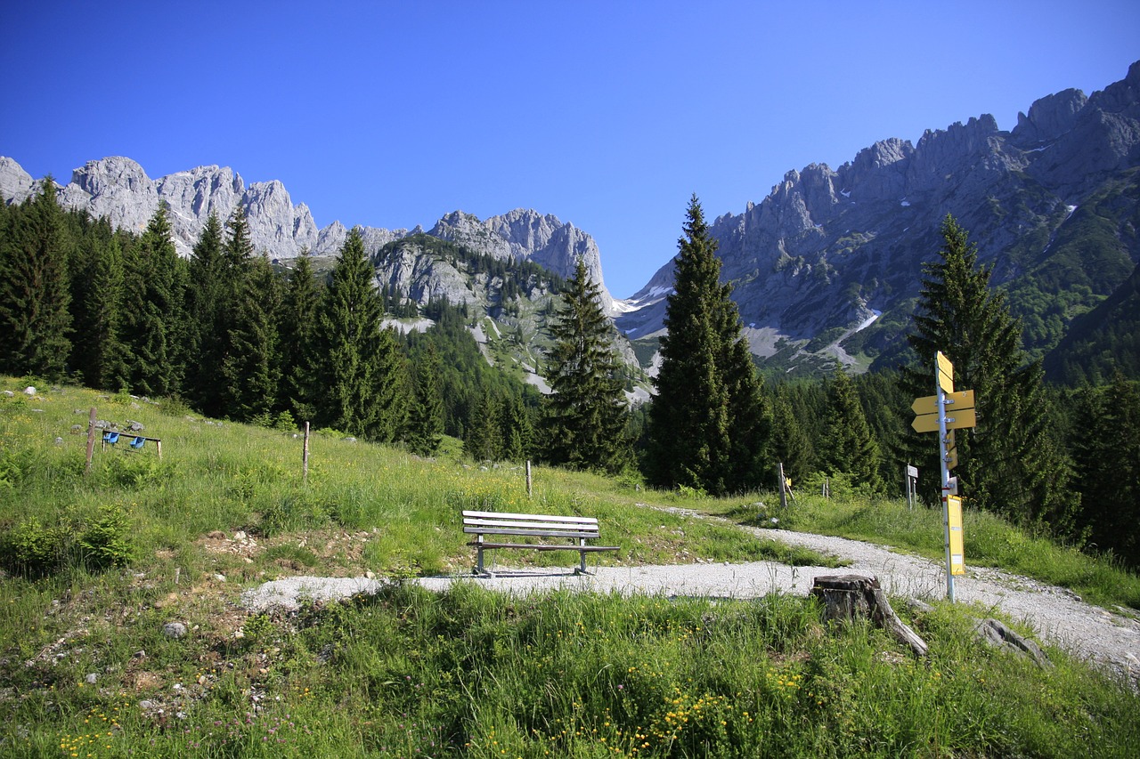 mountains hiking trail free photo