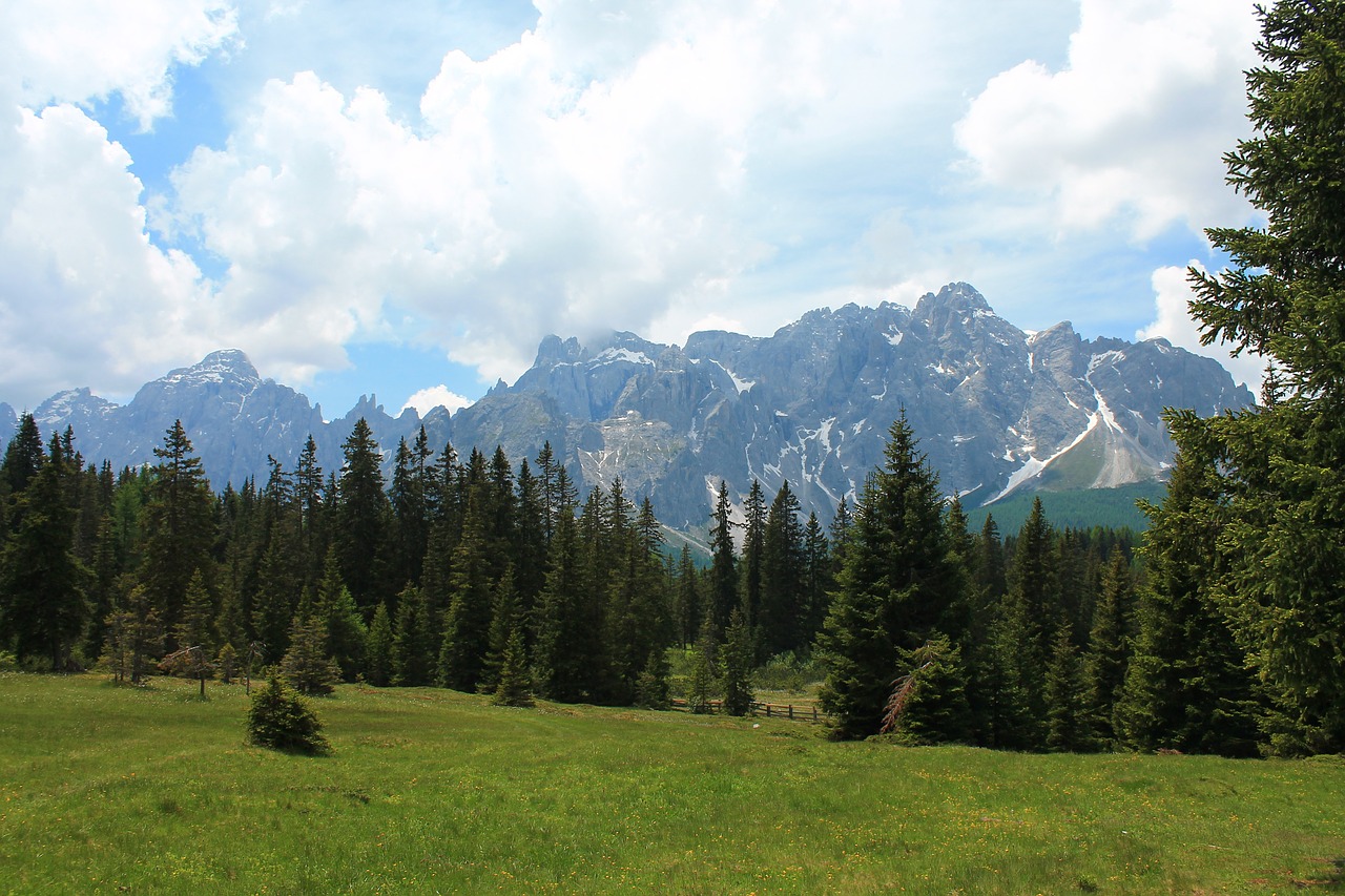 mountains dolomites alm free photo