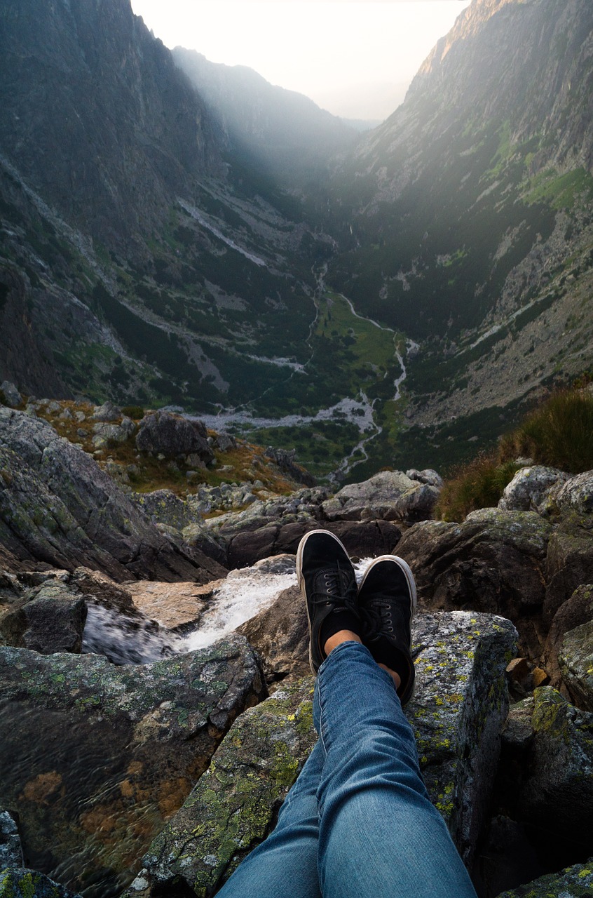 mountains nature sunrise free photo