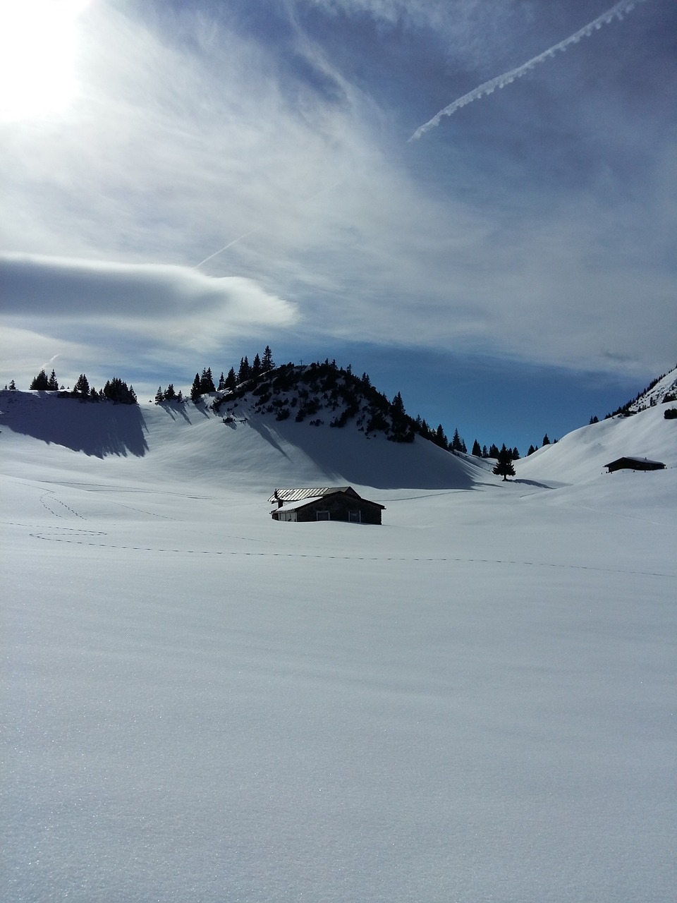 mountains lenggries snow free photo