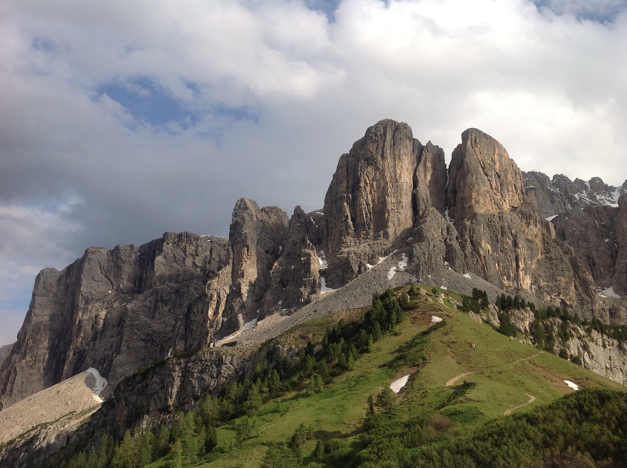 south tyrol mountains dolomites free photo