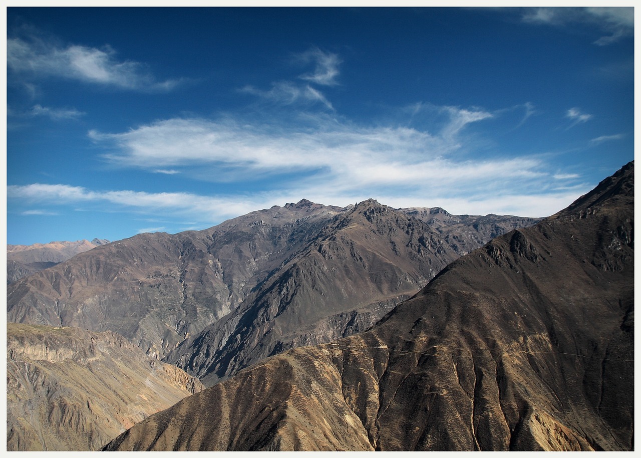 mountains canyon colca free photo