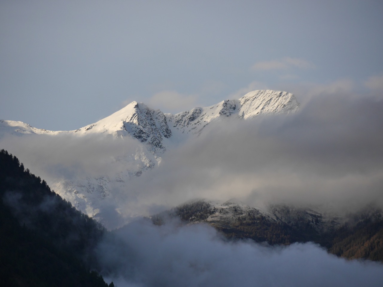 mountains south tyrol snow free photo