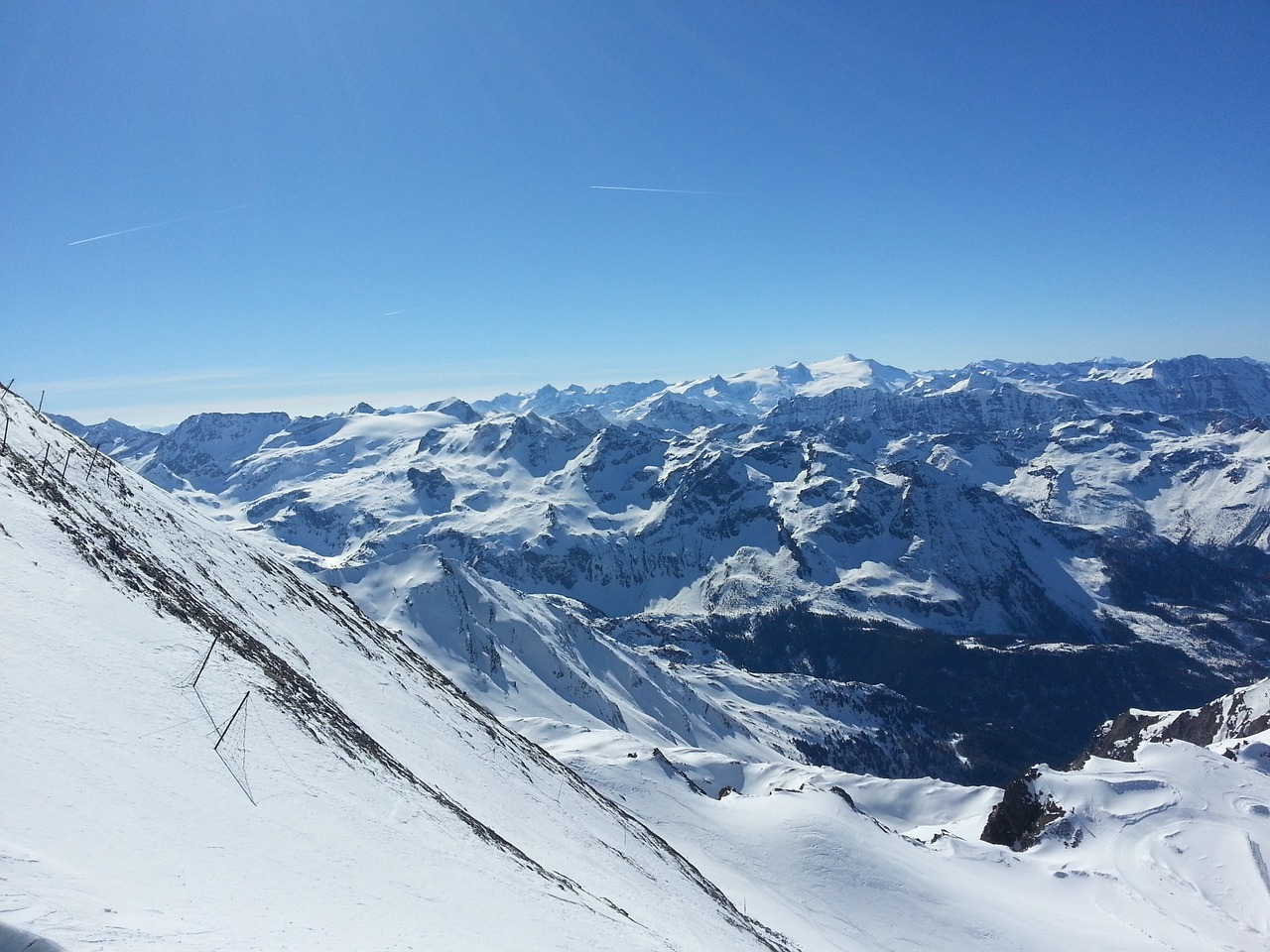 mountains snow snow mountain free photo